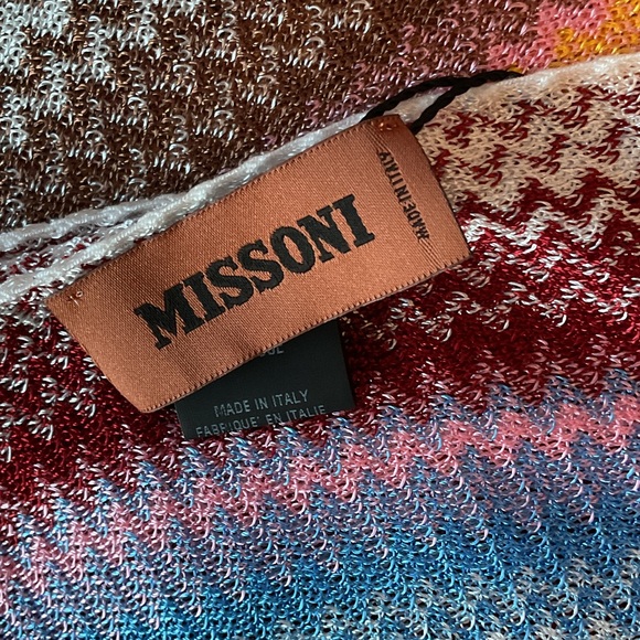 Missoni Multicolor Knit Scarf - Picture 8 of 9